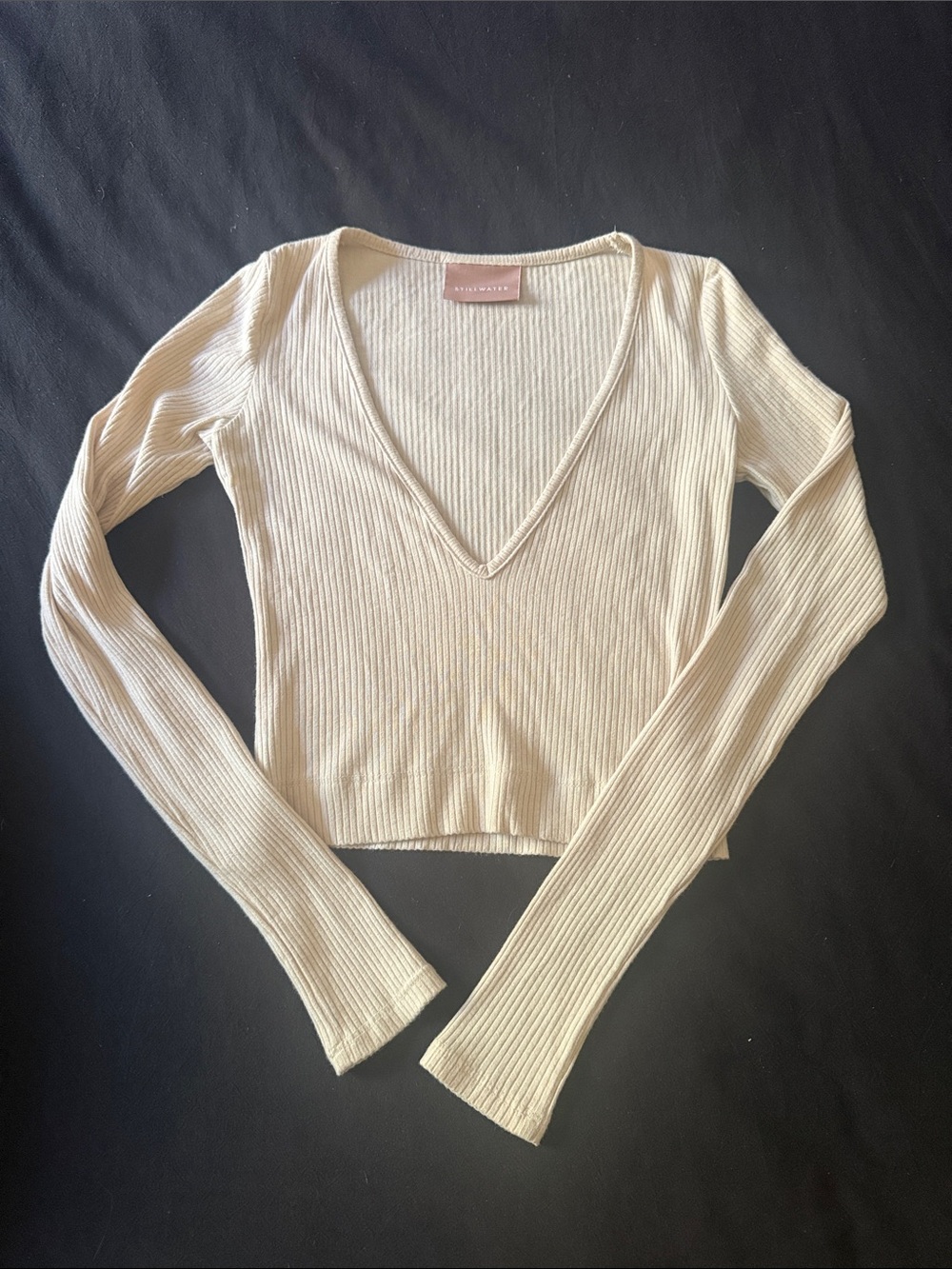 Stillwater V Neck Crop Top